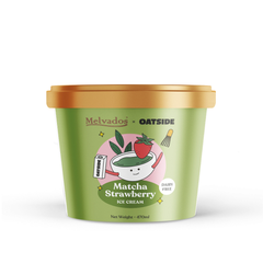 Melvados X OATSIDE Matcha Strawberry Ice Cream- 120ml