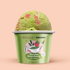 Melvados X OATSIDE Matcha Strawberry Ice Cream- 120ml