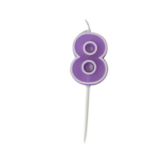 Number Candle 1pcs [Eight]