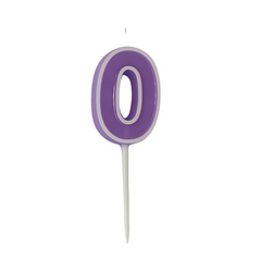 Number Candle 1pcs [Zero]