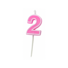 Number Candle 1pcs [Two]