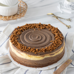 Chocolate Hazelnut Cheesecake (Uncut)