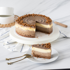 Chocolate Hazelnut Cheesecake (Uncut)