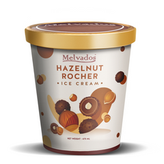 Hazelnut Rocher Ice Cream - 470ml