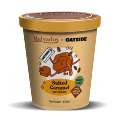 Melvados X OATSIDE Salted Caramel Ice Cream 470ml