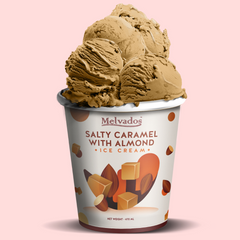 Salty Caramel Almonds Ice Cream - 470ml