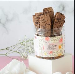 Chocolate Chip Shortbread Jar (No Sugar Added)