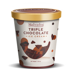 Triple Chocolate Ice Cream - 470ml