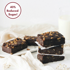 [Reduced Sugar] Dark Chocolate Brownie - 4pcs