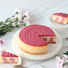 Yuzu Raspberry Cheesecake Round