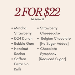 2 for $22 Ice Cream Bundle