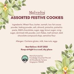 Assorted Festive Cookies Box