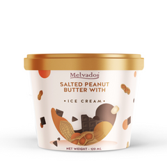 Salted Peanut Butter with Chocolate Ice Cream - 120ml