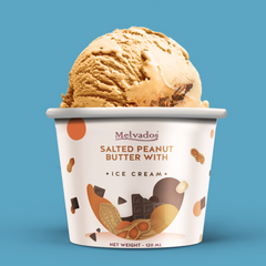 Salted Peanut Butter with Chocolate Ice Cream - 120ml