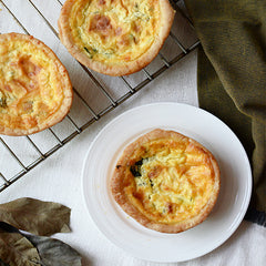 Turkey Ham & Spinach Quiche - 2pcs