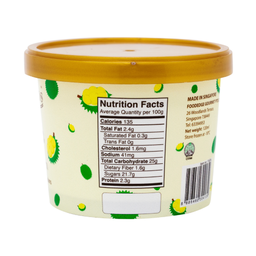 D24 Durian Ice Cream - 120ml 