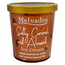 Salty Caramel Almond Ice Cream
