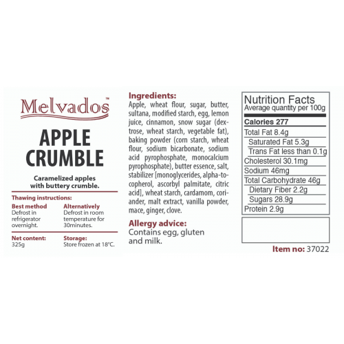 Apple Crumble - 4pcs