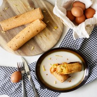Breakfast Egg & Chicken Sausage Wrap - 2pcs